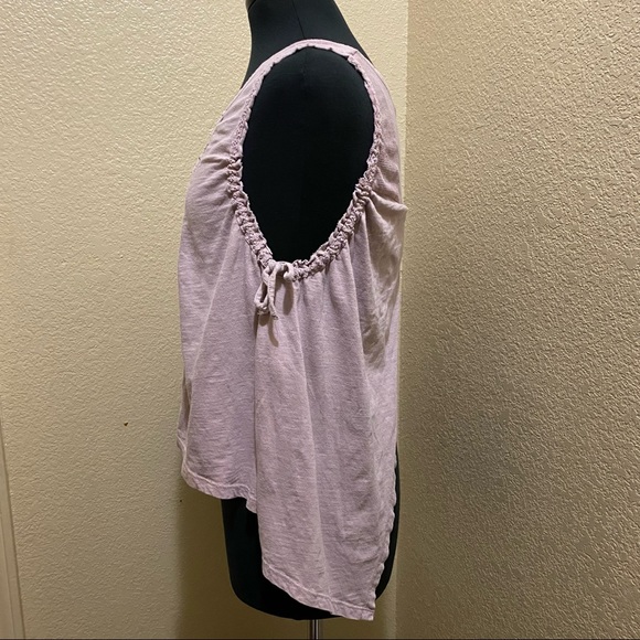 Free People lavender open back sleeveless top sz M - Picture 3 of 6